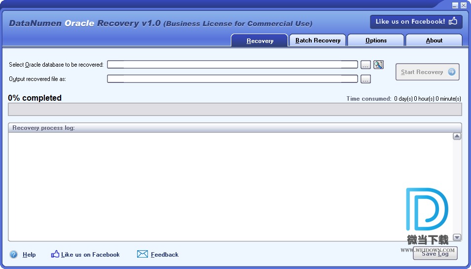 DataNumen Oracle Recovery下载 - DataNumen Oracle Recovery Oracle数据库恢复工具 1.0.0.9 破解版