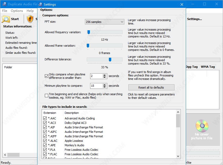 3delite Duplicate Audio Finder