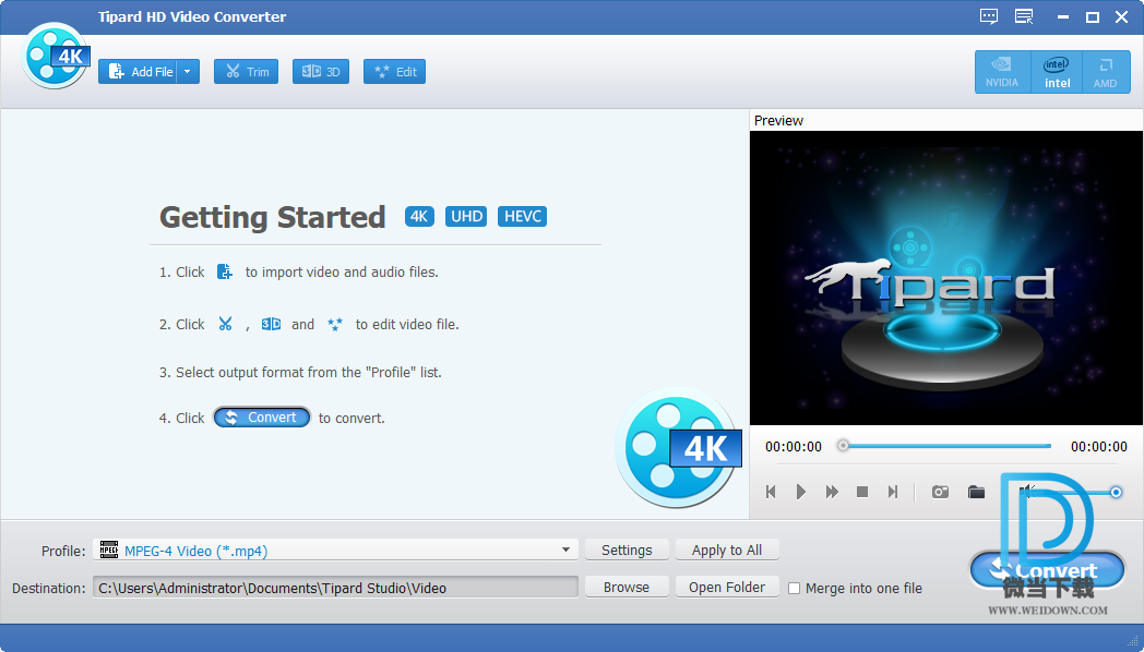 Tipard HD Video Converter下载 - Tipard HD Video Converter 高清视频转换器 9.2.20 破解版