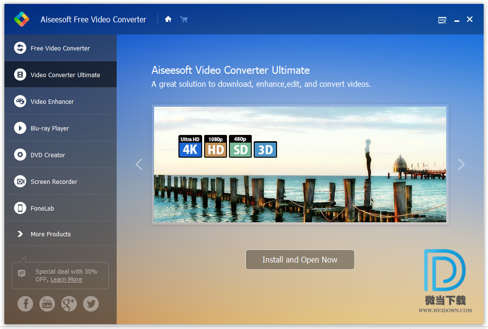 Aiseesoft Free Video Converter下载 - Aiseesoft Free Video Converter 视频转换器 2.0.22 官方版