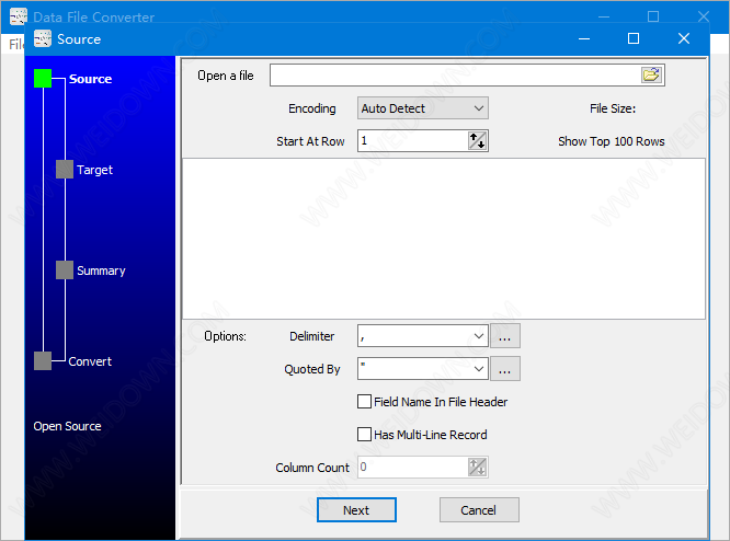 Withdata Data File Converter