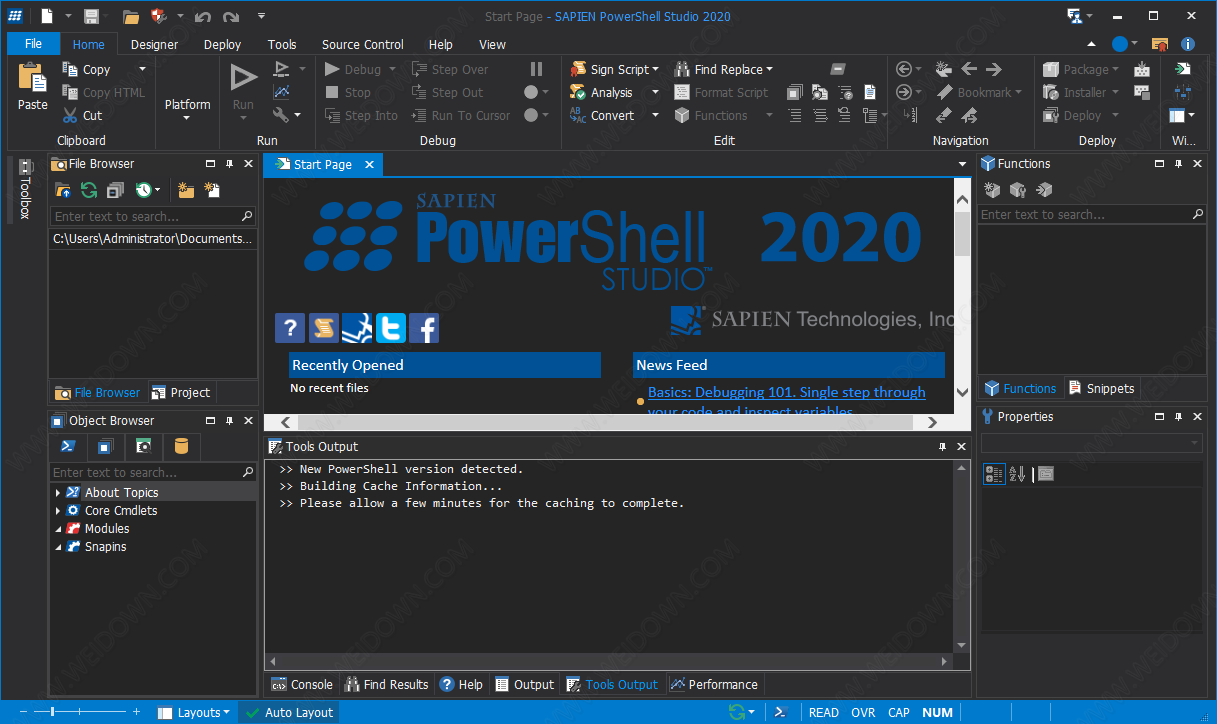 Sapien PowerShell Studio