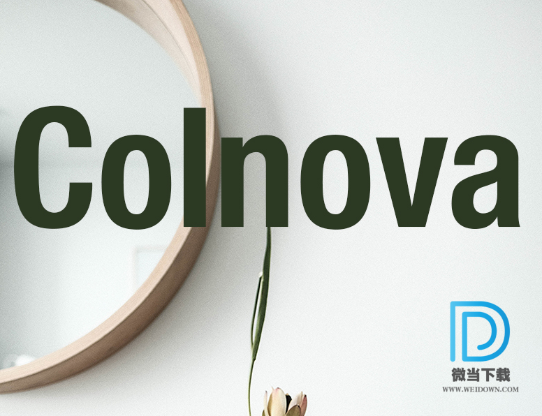 colnova字体下载 - colnova字体 免费下载