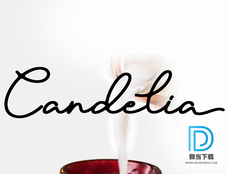 Candelia字体下载 - Candelia字体 免费下载