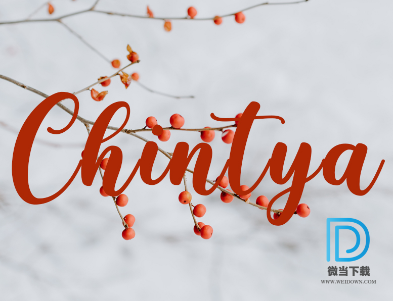 Chintya字体下载 - Chintya字体 免费下载