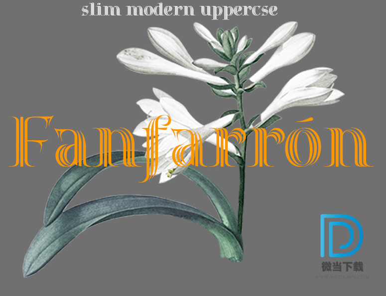 Fanfarron字体下载 - Fanfarron字体 免费下载