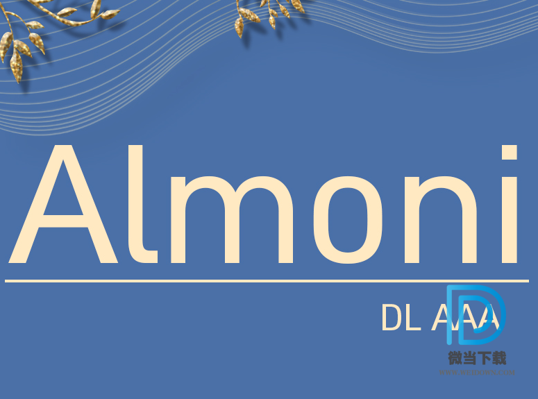 Almoni字体下载 - Almoni字体 免费下载