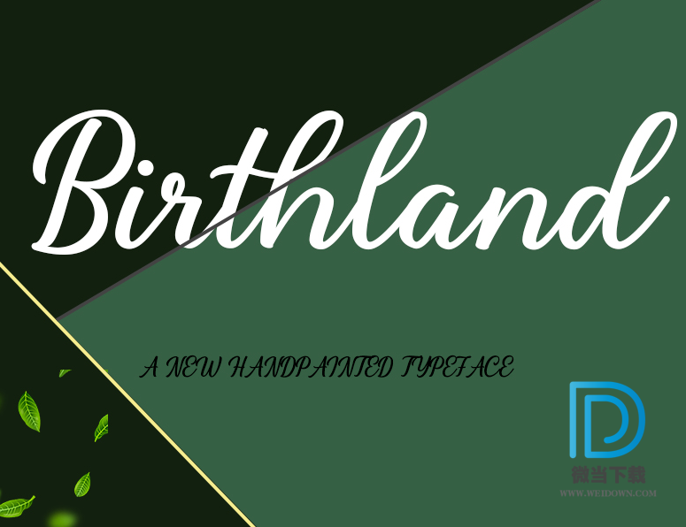 Birthland字体下载 - Birthland字体 免费下载