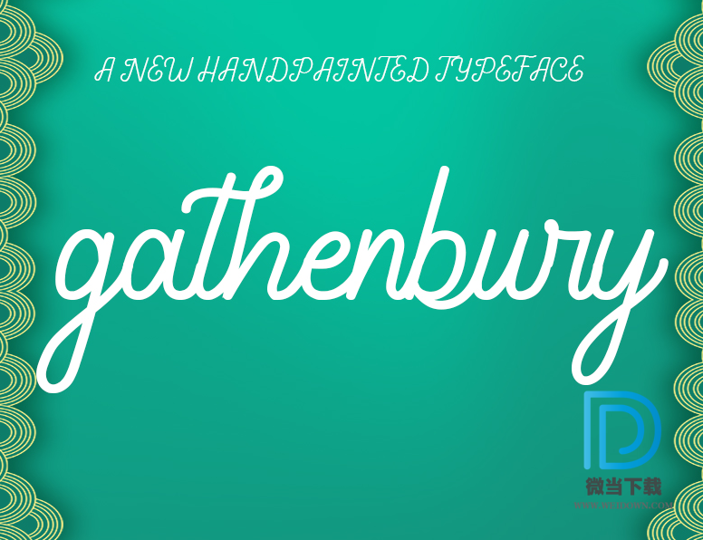 gathenbury字体下载 - gathenbury字体 免费下载