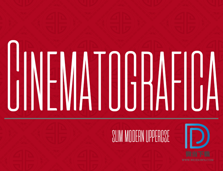 Cinematografica字体下载 - Cinematografica字体 免费下载