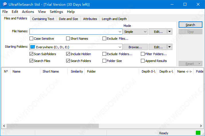 UltraFileSearch下载 - UltraFileSearch Standard 5.7 绿色便携版