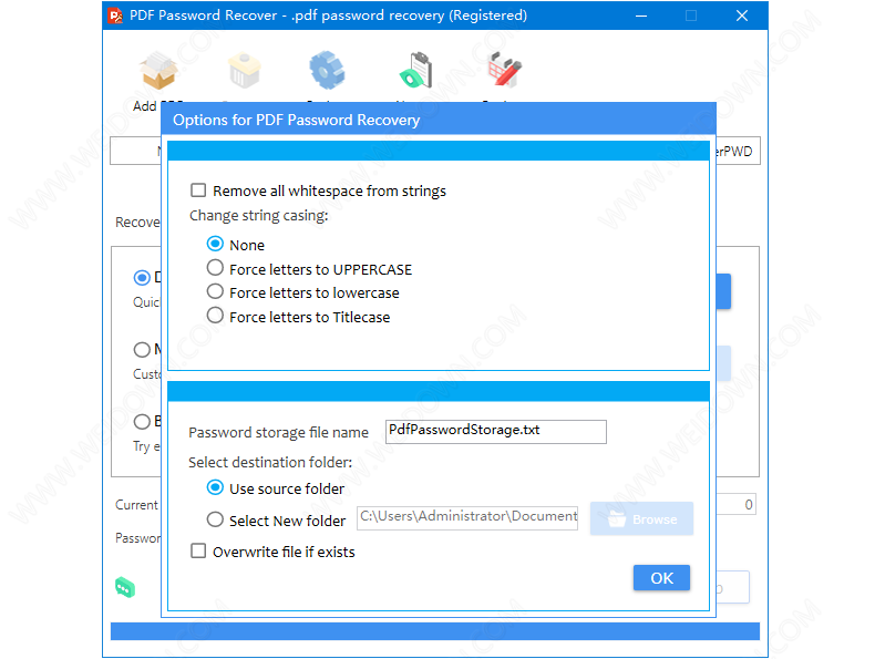 RecoverPassword PDF Password Recovery Pro下载 - RecoverPassword PDF Password Recovery Pro 4.0.1.0 破解版