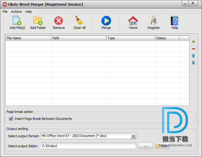 Okdo Word Merger下载 - Okdo Word Merger 文档合并工具 2.8 破解版
