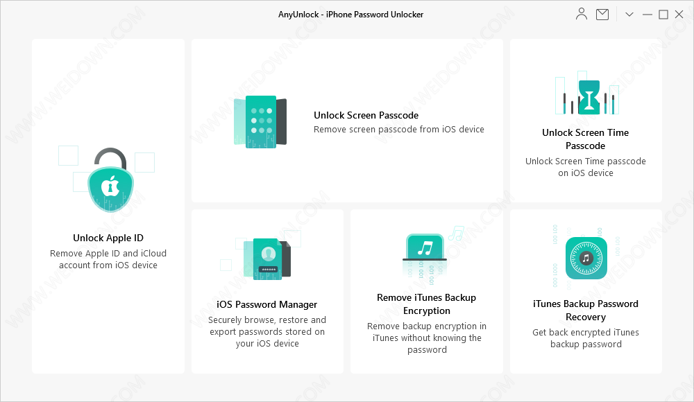 AnyUnlock – iPhone Password Unlocker