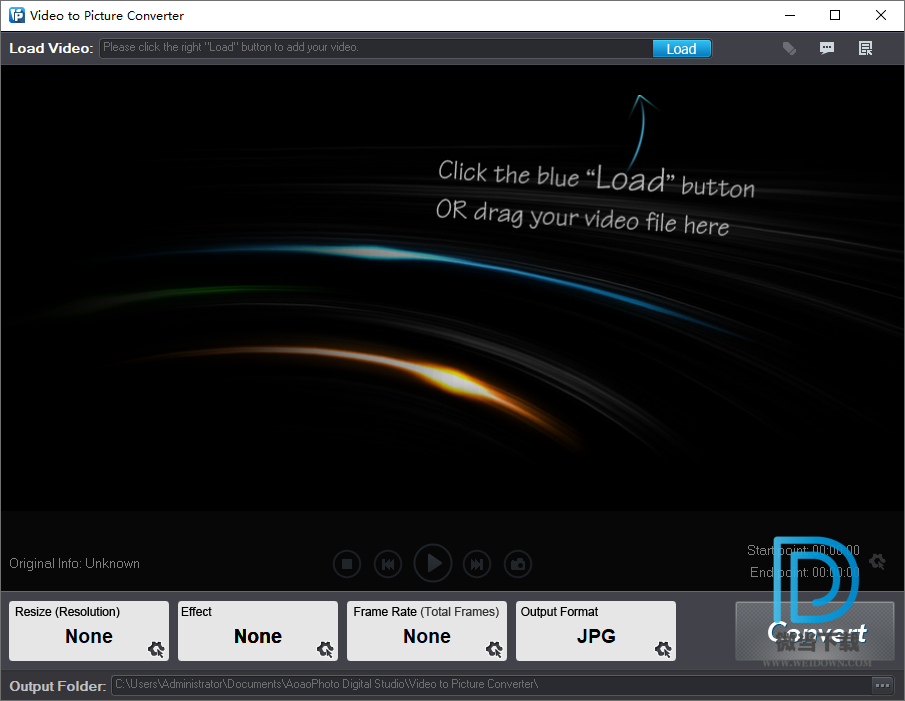 Aoao Video to Picture Converter下载 - Aoao Video to Picture Converter 视频转图片软件 4.3 破解版