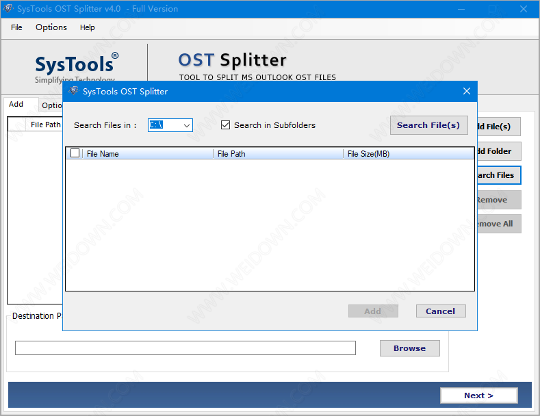 SysTools OST Splitter下载 - SysTools OST Splitter 4.0.0.0 破解版