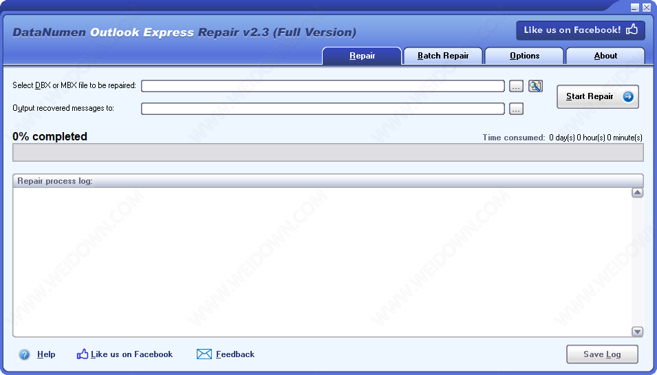 DataNumen Outlook Express Repair下载 - DataNumen Outlook Express Repair 2.3.0 破解版