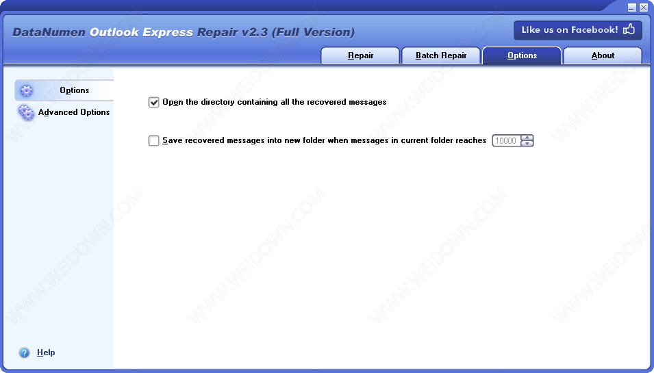 DataNumen Outlook Express Repair下载 - DataNumen Outlook Express Repair 2.3.0 破解版