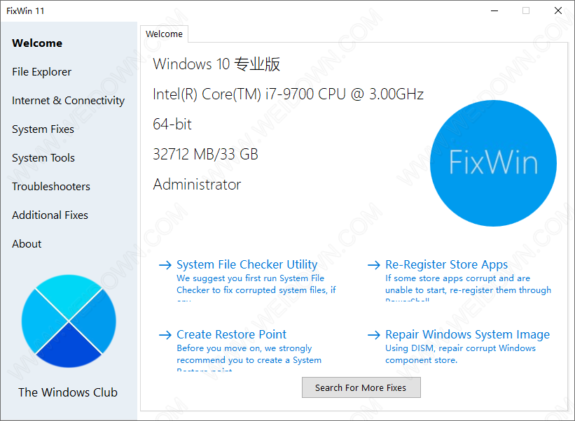 FixWin 11-1