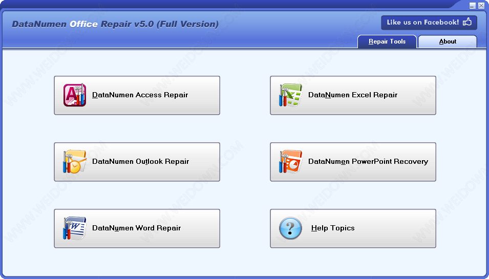 DataNumen Office Repair下载 - DataNumen Office Repair 5.0.0.0 破解版