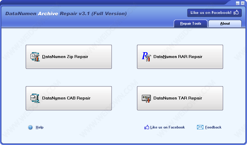 DataNumen Archive Repair下载 - DataNumen Archive Repair 3.1.0 破解版