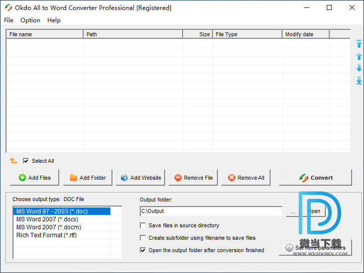 Okdo All to Word Converter Professional下载 - Okdo All to Word Converter Professional 转Word文档软件 5.8 破解版