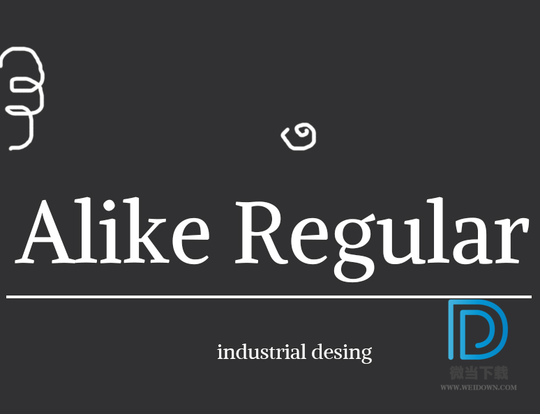 Alike Regular字体下载 - Alike Regular字体 免费下载