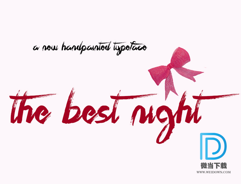 The BestNight字体下载 - The BestNight字体 免费下载