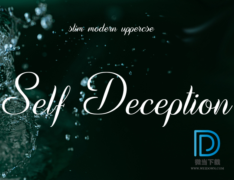 Self Deception字体下载 - Self Deception字体 免费下载