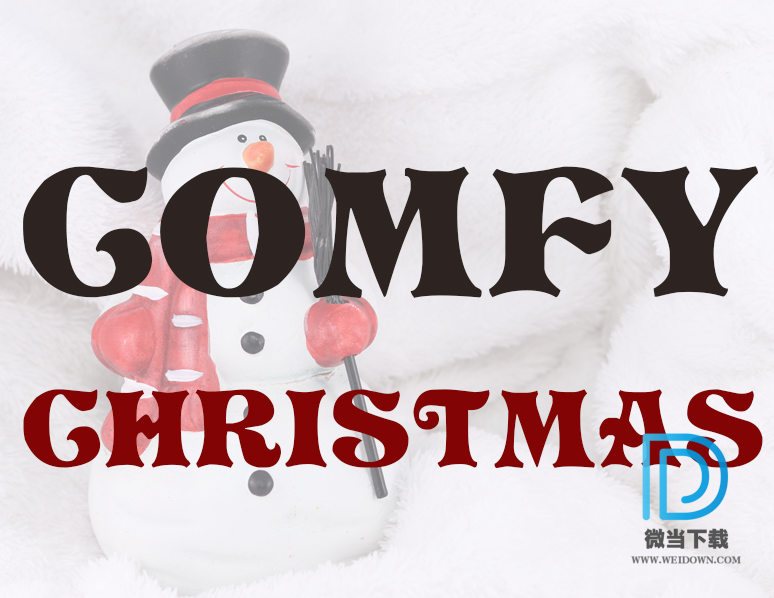 Comfy Christmas字体下载 - Comfy Christmas字体 免费下载