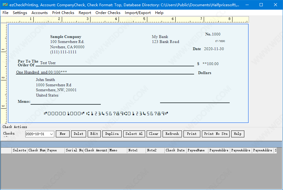 ezCheckPrinting下载 - ezCheckPrinting 8.0.5 破解版