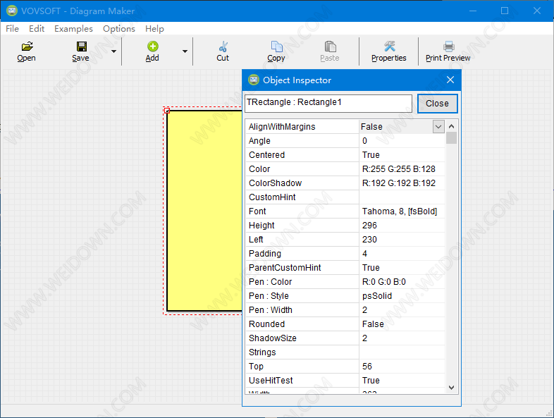 VovSoft Diagram Maker-3