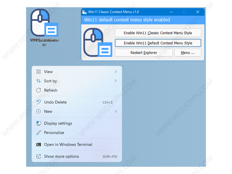 WIN11 Classic Context Menu-3