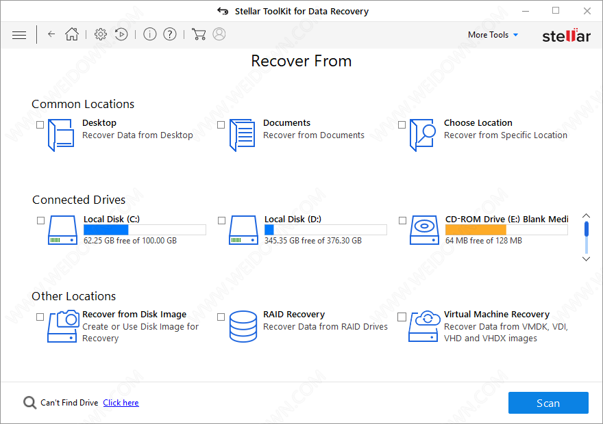 Stellar Data Recovery