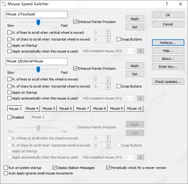 Mouse Speed Switcher