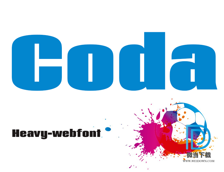 Coda Heavy字体下载 - Coda Heavy字体 免费下载