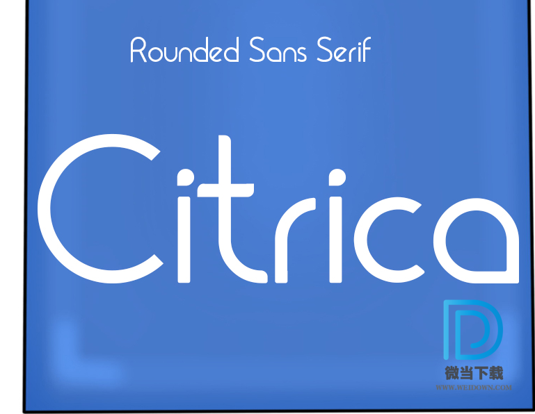 Citrica Regular字体下载 - Citrica Regular字体 免费下载