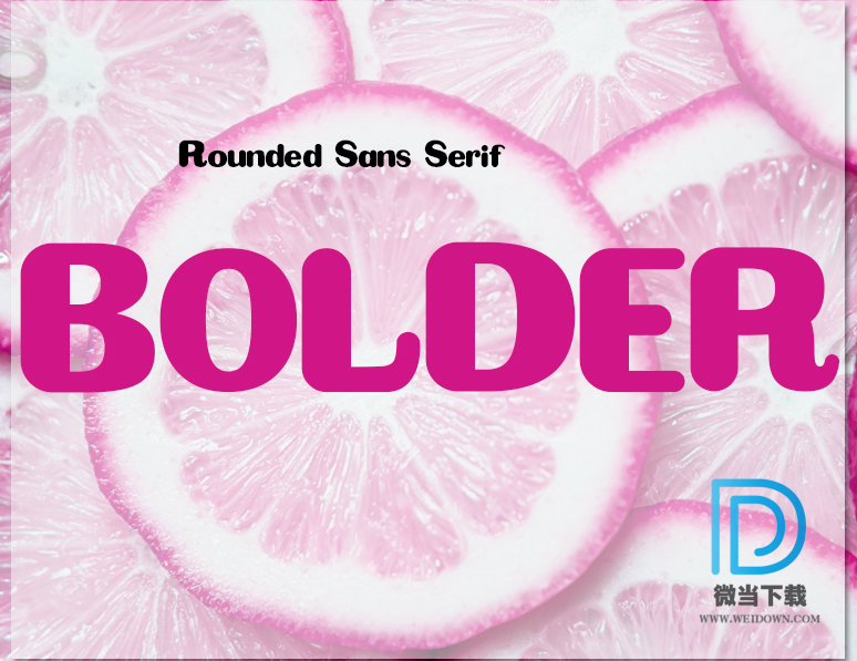 BOLDER字体下载 - BOLDER字体 免费下载