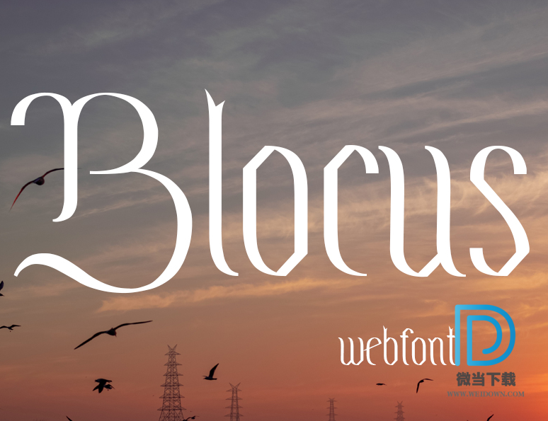 blocus webfont字体下载 - blocus webfont字体 免费下载