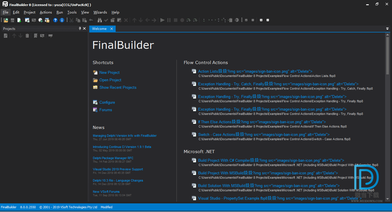 FinalBuilder下载 - FinalBuilder 自动化创建和发布管理工具 8.0.0.2550 破解版