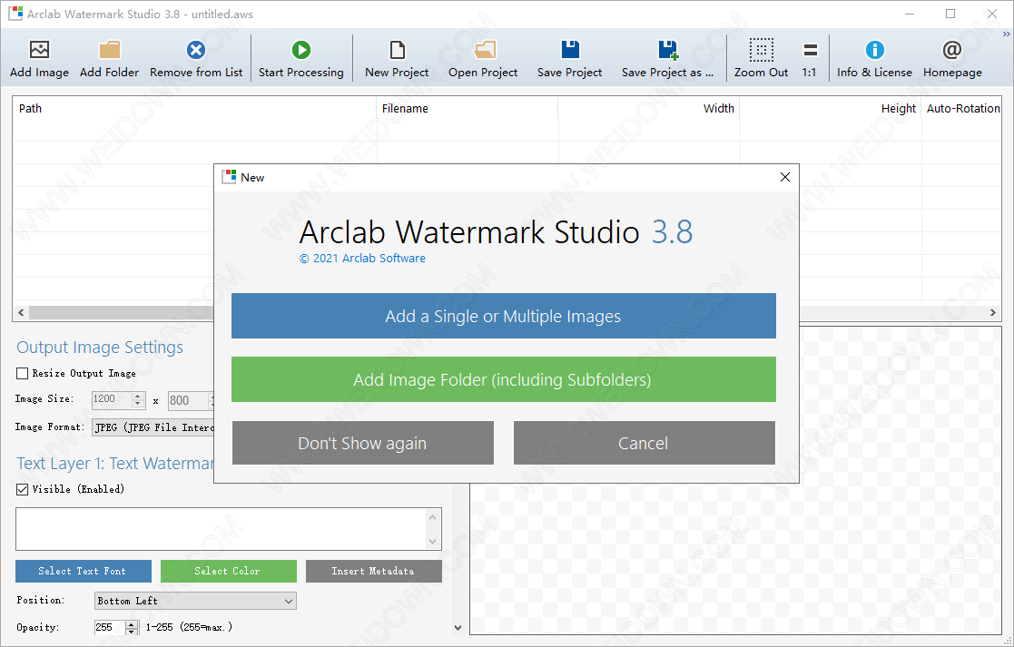 Arclab Watermark Studio下载（水印添加软件） - Arclab Watermark Studio 4.2 官方版