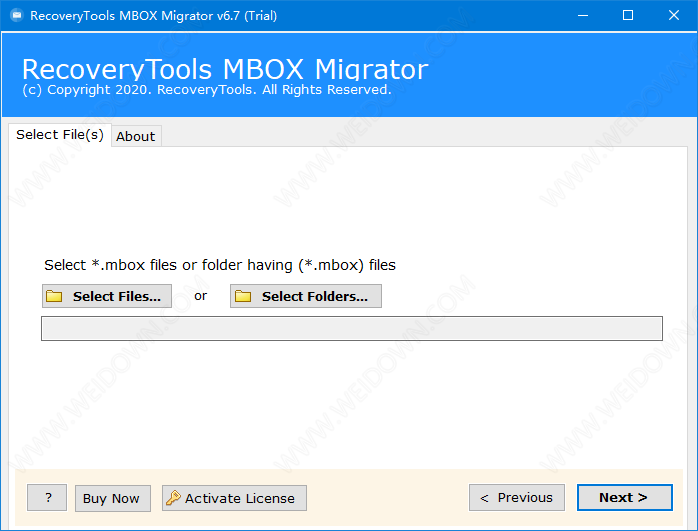 RecoveryTools MBOX Migrator下载 - RecoveryTools MBOX Migrator 7.2 官方版