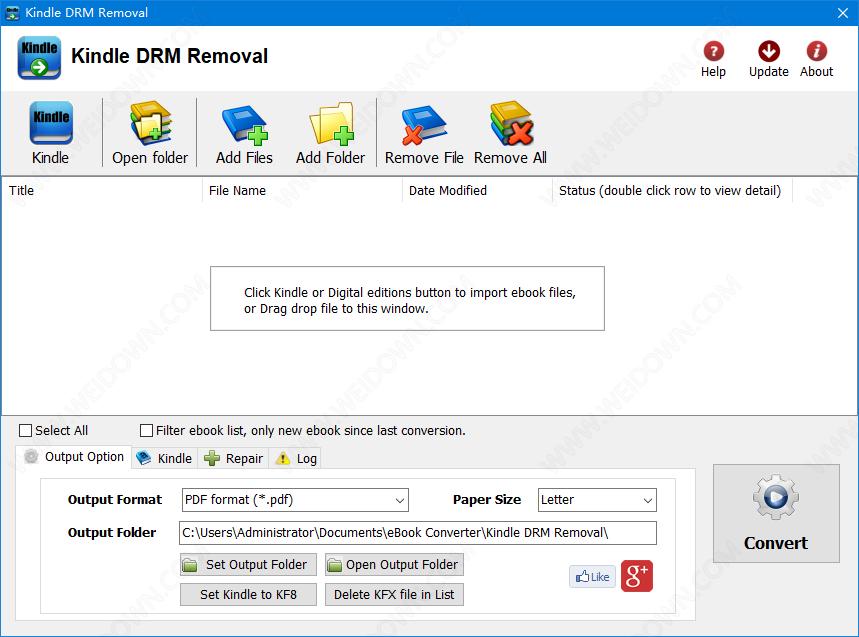 Kindle DRM Removal 