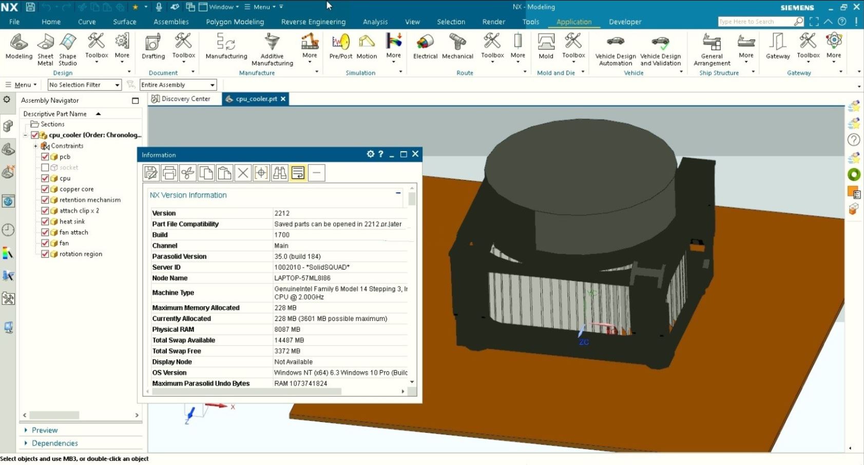 ug nx2212破解版下载 Siemens NX 2212 Build 8901 (NX 2212 Series) Win64 全新破解激活版-1